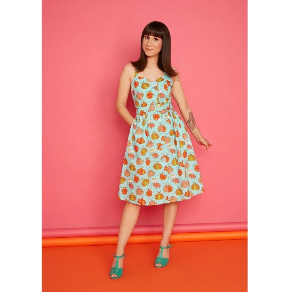 Marisol Muro / Modcloth Aligned with Destiny Fit and Flare - NWT